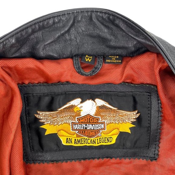 🌷HOST PICK 🌷 Harley-Davidson Black Leather Vintage Motorcycle - Picture 13 of 13